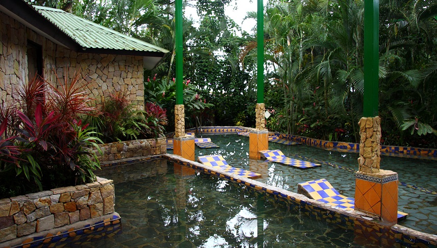 Hot springs in La Fortuna