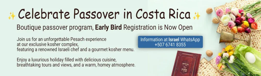 Passover program 2025 in Jaco Costa Rica